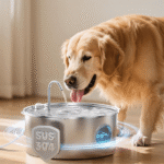 12L Stainless Steel Pet Water Fountain